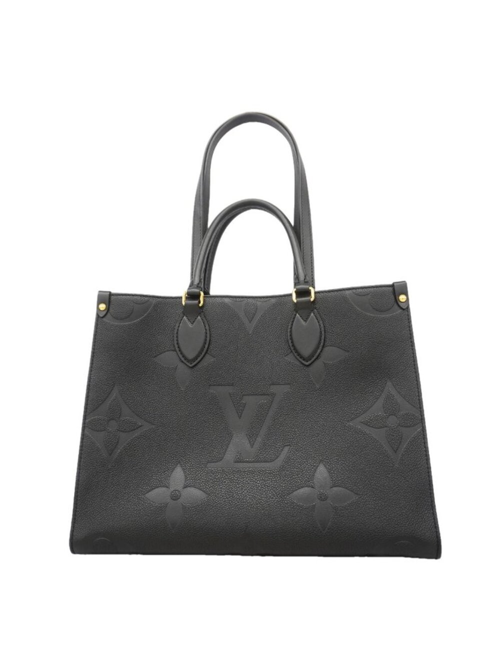 Louis Vuitton Tote Bag Monogram Empreinte On The Go MM Noir 2-Way